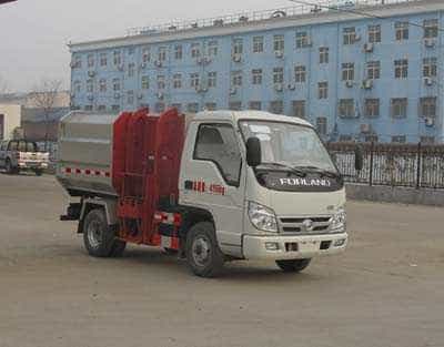 国五福田时代自装卸式垃圾车