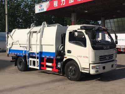 国五东风凯普特挂桶对接式垃圾车