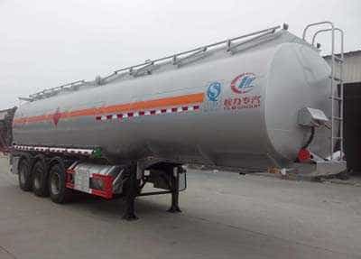程力威牌CLW9409GRYA型易燃液体罐式运输半挂车