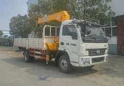 程力威牌CLW5166JSQN5型随车起重运输车