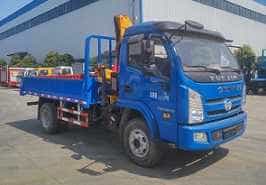 程力威牌CLW5043JSQN5型随车起重运输车