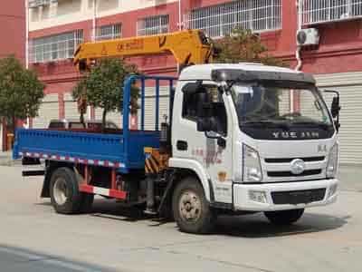程力威牌CLW5080JSQSH5型随车起重运输车