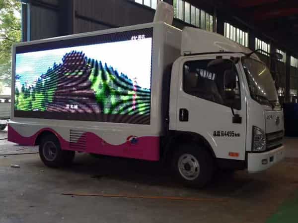 LED广告宣传车效果